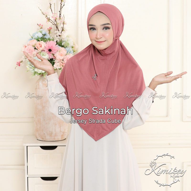 KIMIKEY BERGO SAKINAH/ORI MERK KIMIKEY HIJAB