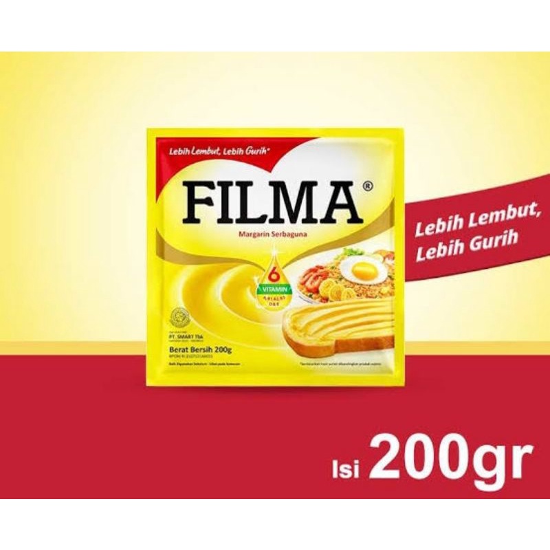 

FILMA / BLUE BAND - Margarin / Mentega Serbaguna - Kemasan 200 gr