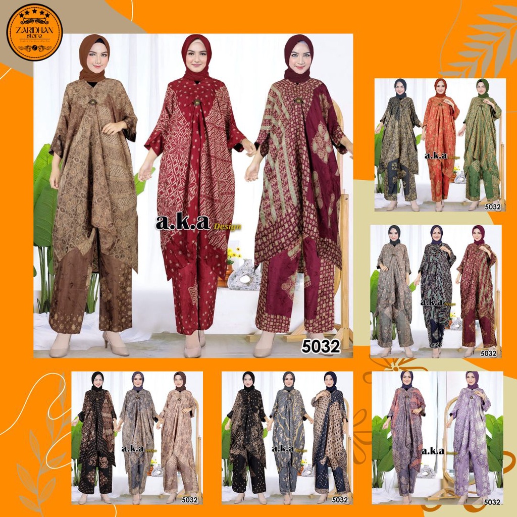 5032 | Setelan Celana Kaftan Batik Baby Semi Sutra Halusan Viscose Premium | A.K.A Design