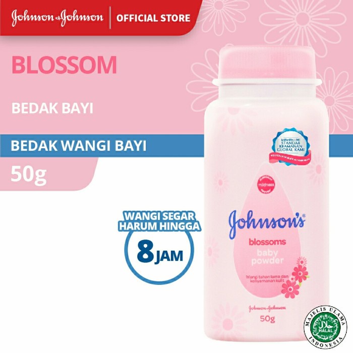 Johnson's Baby Powder Blossom 50gr - Johnsons Bedak Bayi 50 gr