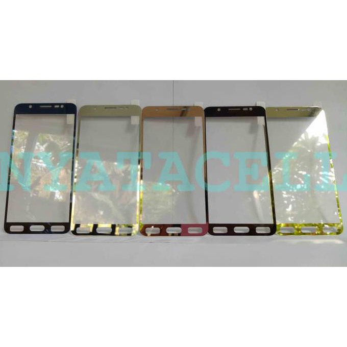 NEW TEMPERED GLASS MIRROR SAMSUNG J7 2016 J710 ANTI GORES KACA WARNA 3D - HITAM MILENIA