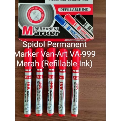 

➜ (Harga 1 lusin = 12pc) Spidol permanent, permanent marker, refilable ink ぃ
