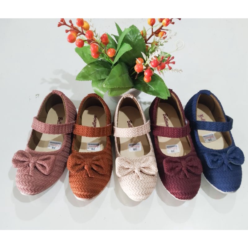 SEPATU ANAK PEREMPUAN RAJUT/SEPATU BALET ANAK/FLATSHOES ANAK