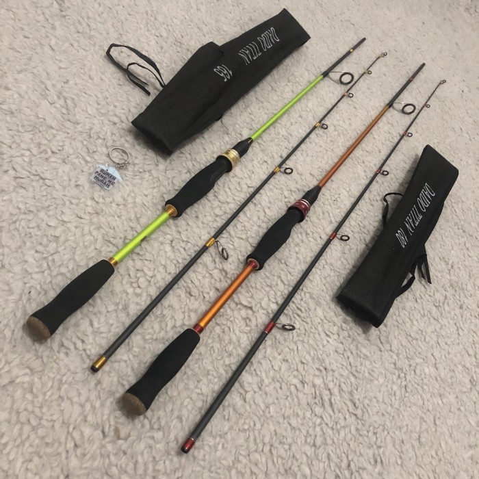 Joran Pancing DAIDO Titan Carbon Hollow Japan Style Murah - 165 Cm
