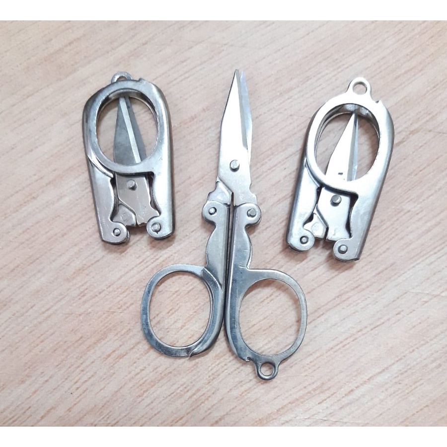 Gunting Lipat Kecil gunting kertas / Gunting Besi Scissors Pocket