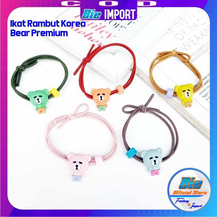 Ikat Rambut Korea Karakter Premium Korea Import