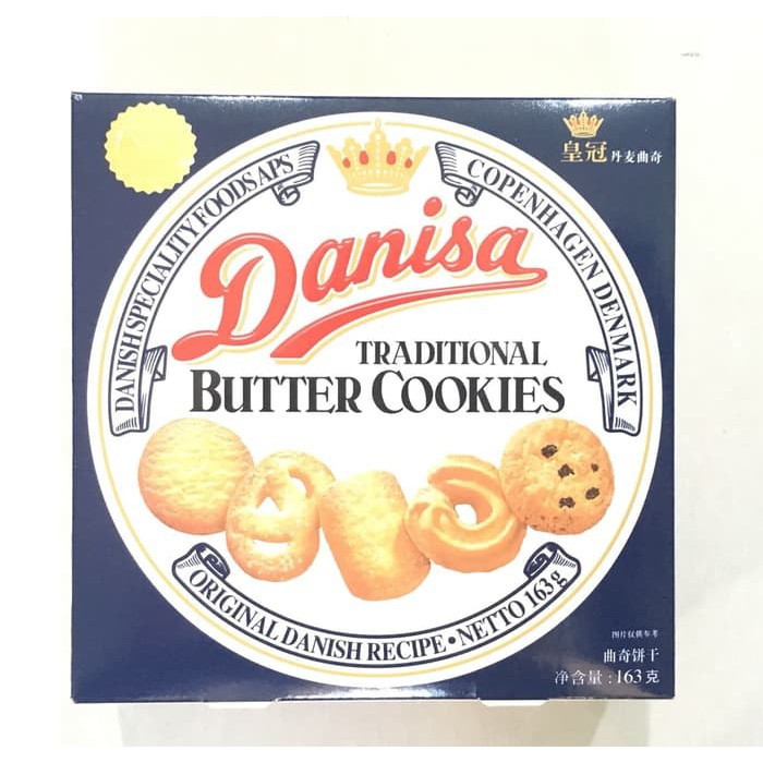 DANISA TRADITIONAL BUTTER COOKIES 163 gr MURAH