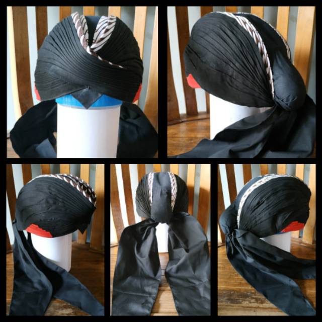 Blangkon Jogja lipat Samurai Sliwir / Adat Jawa Tengah / Pakaian Tradisional jawa