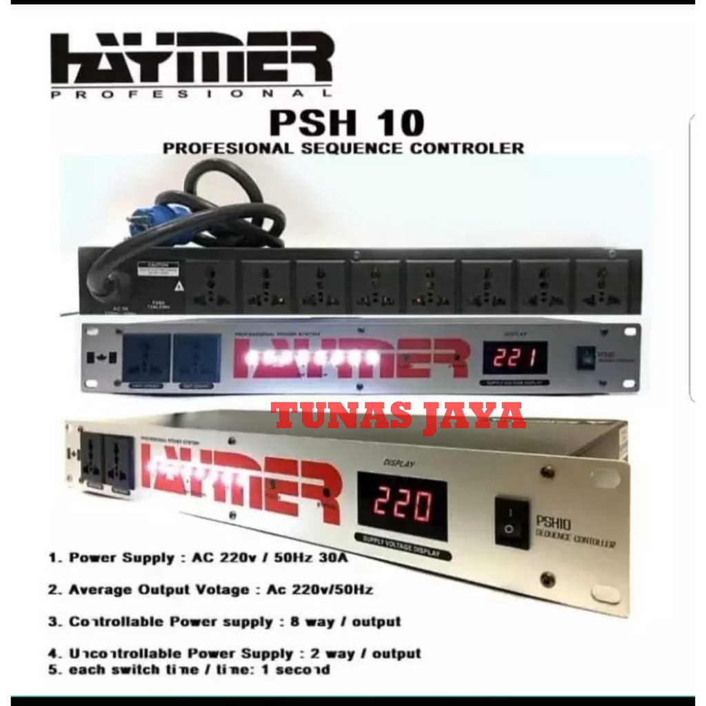 POWER SEQUENCER CONTROLLER HAYMER PSH 10 PSH10 ORIGINAL