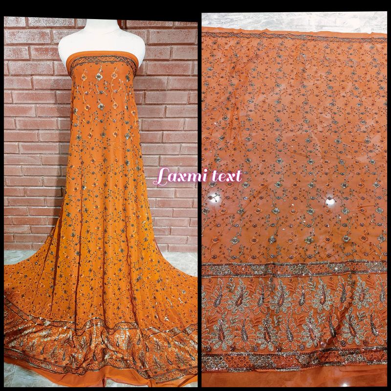 kain Sari India / bahan Sari India TERBARU