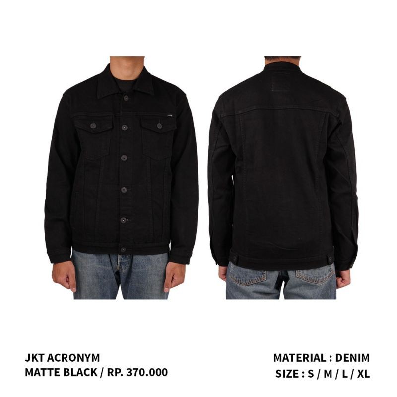 Evil Jacket JKT ACRONYM MATTE BLACK
