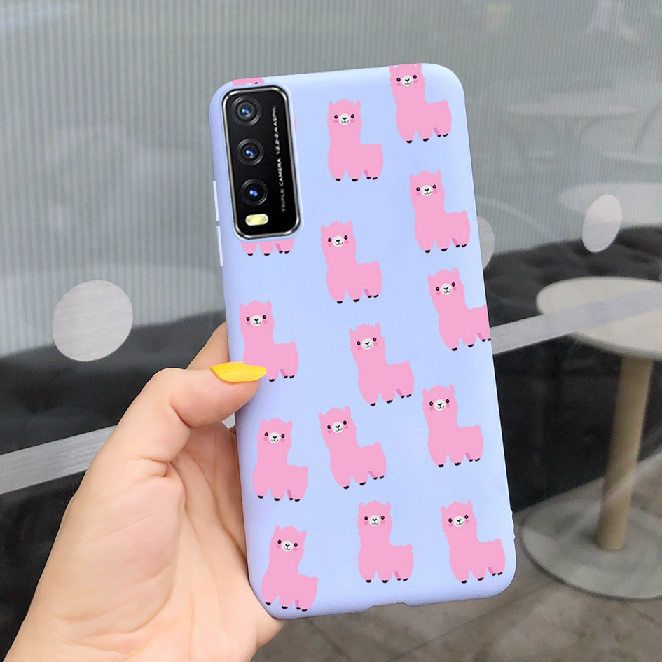 Soft Case Vivo Y20 Y20i Y30 Y50 Y30i Y11s Y12s Y20s 2021 2020 Casing Fashion Leopard Matte Cover Vivo 1938 1935 V2029 Case-6