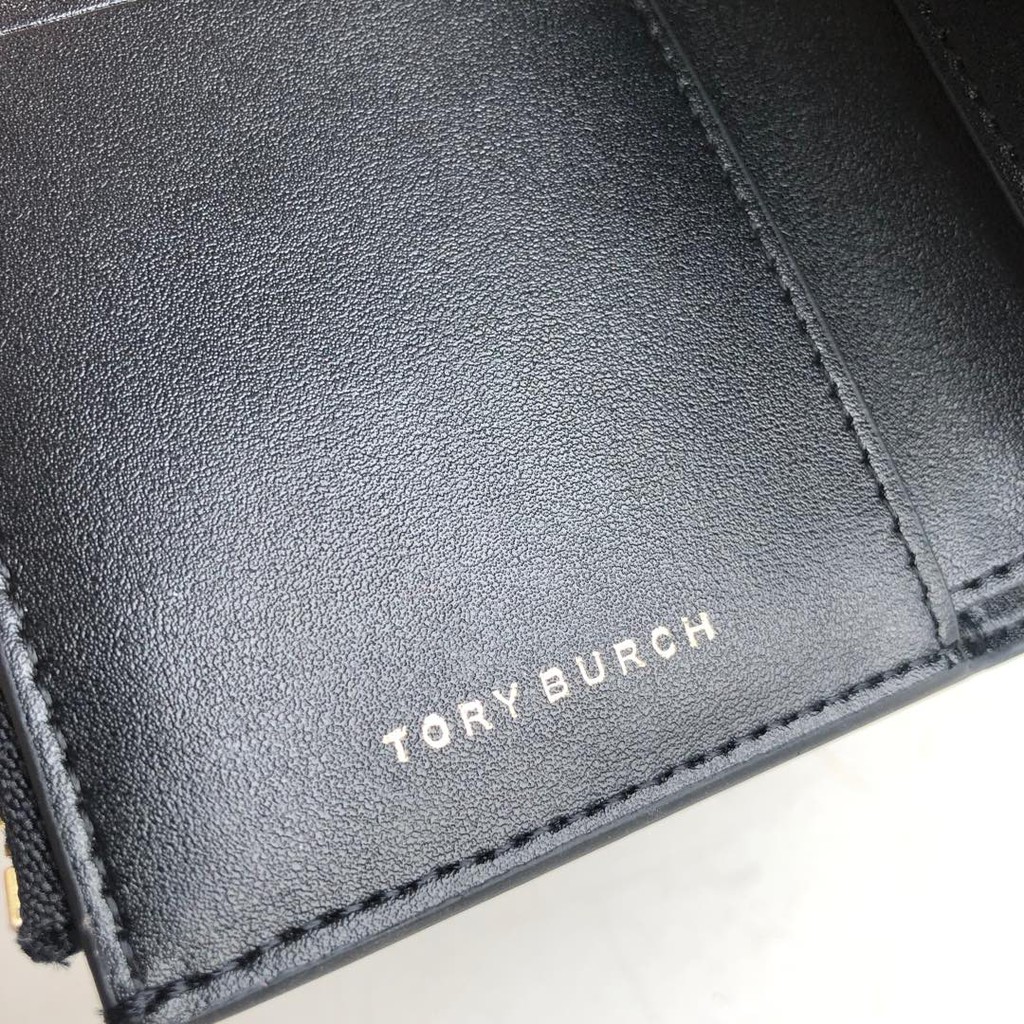 (SameDay Grab)  Original TB head layer cowhide women's short purse folding purse