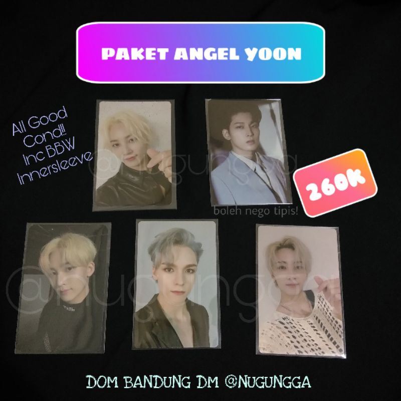 PHOTOCARD SEVENTEEN WONWOO JEONGHAN VERNON YMMD AN ODE