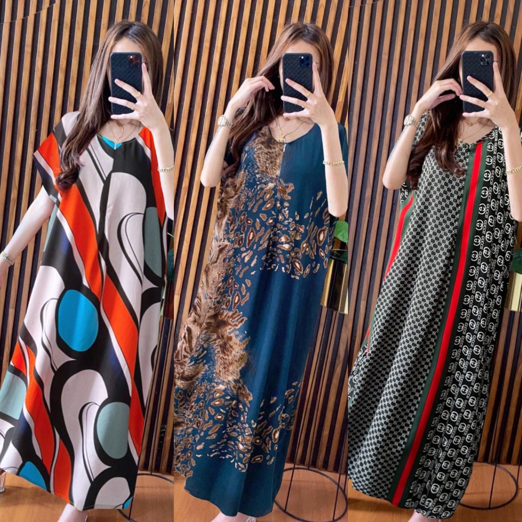 Daster Panjang Busui Semata Kaki Kekinian Rinrin Collection