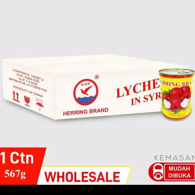 

Leci kaleng ctn Lychee Kaleng Herring Brands Leccy Kaleng ---Termurah---