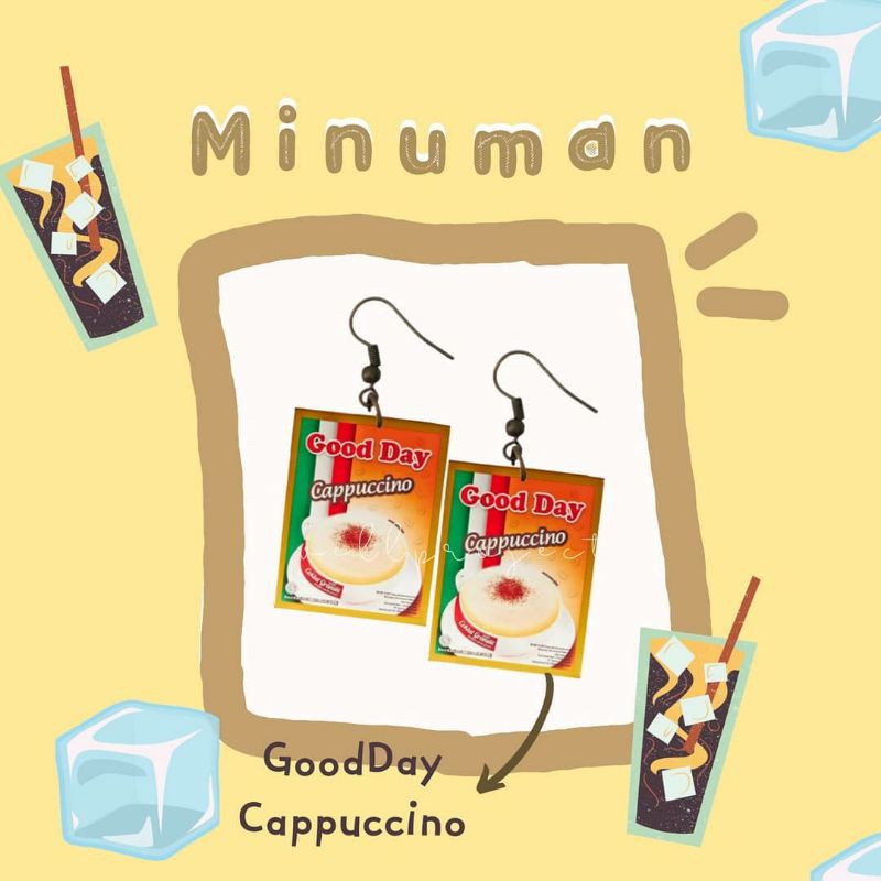 Anting miniatur minuman