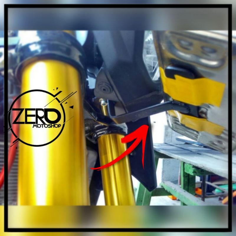 Breket Nopol Radiator & Headlamp Khusus Yamaha Xabre