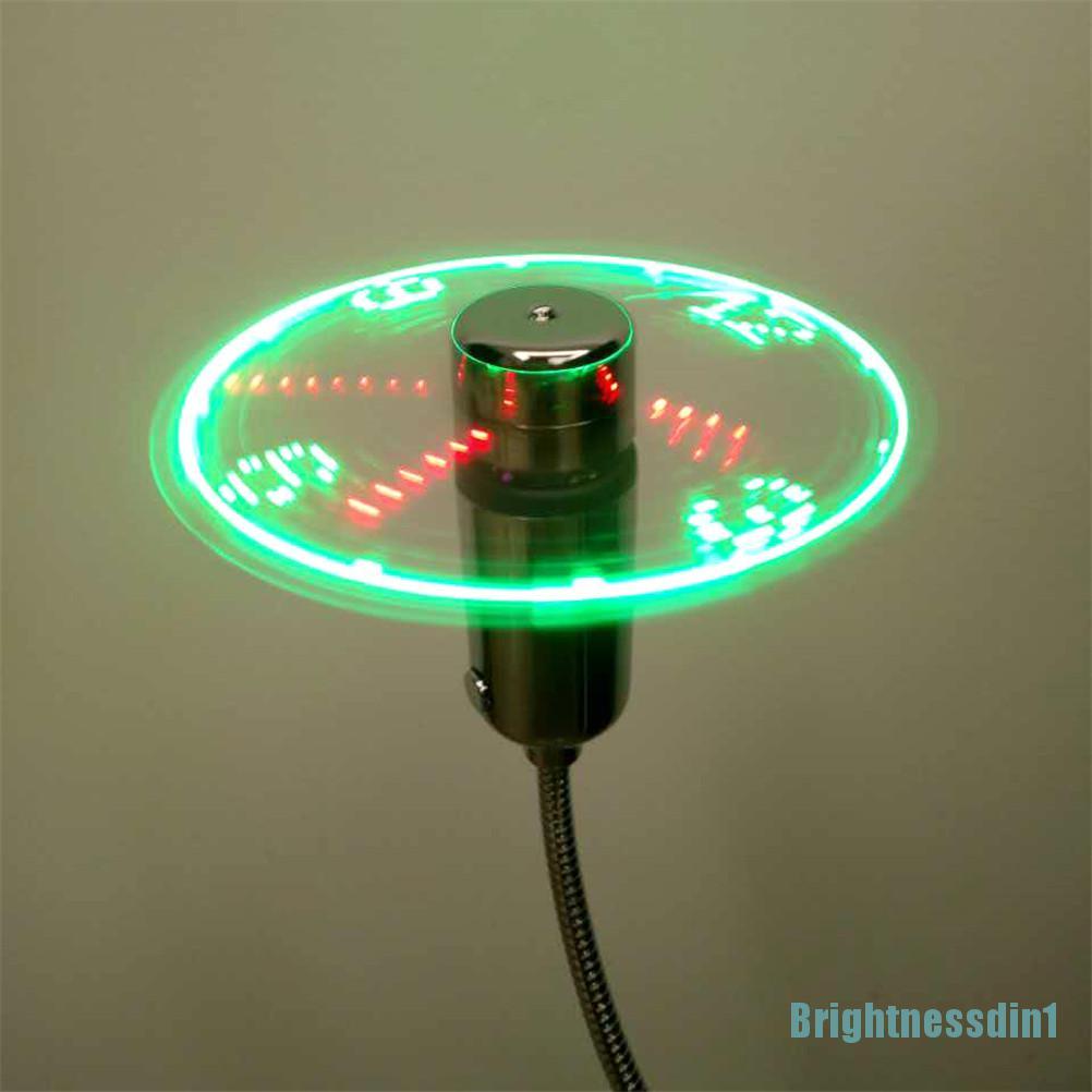 1 In 1 Kipas Jam LED Usb Mini Flexible