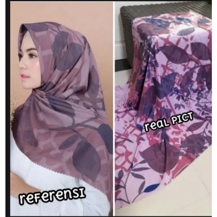 HIJAB SEGI EMPAT MY LADY MOTIF TERBARU SUPER PREMIUM