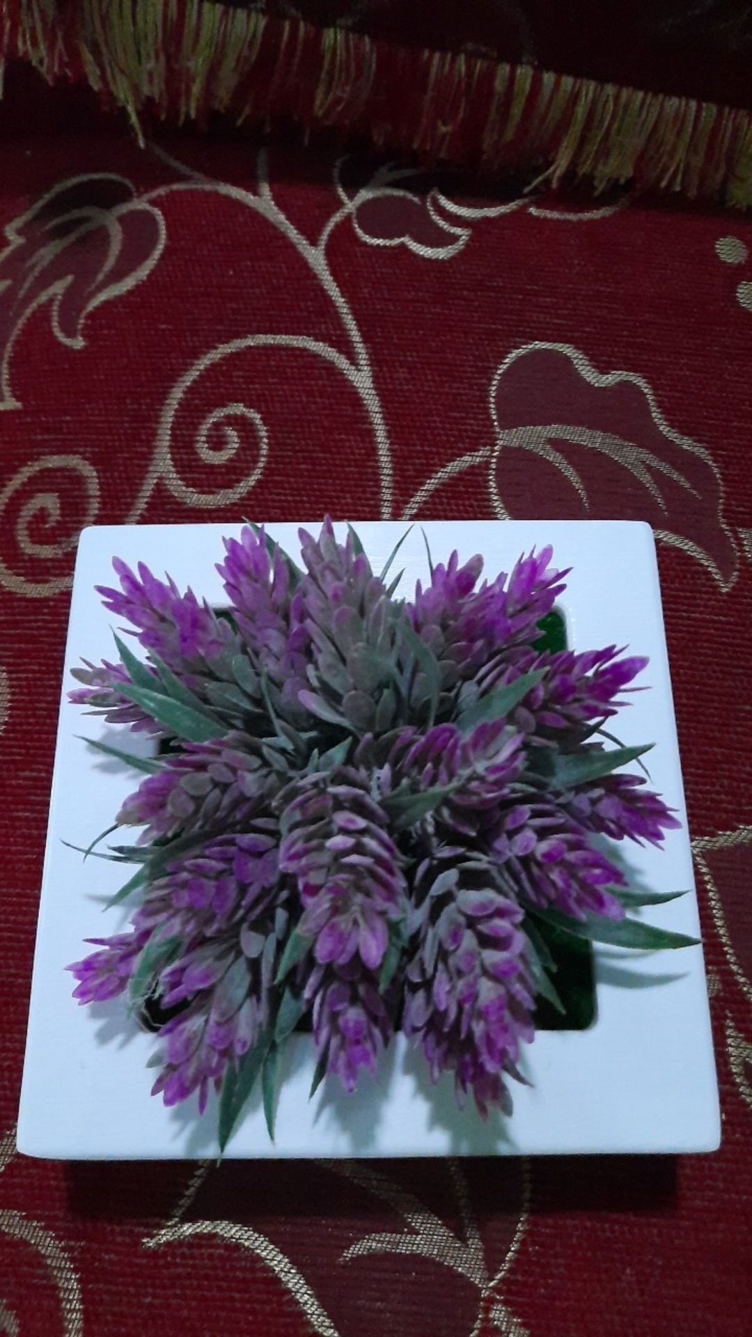 Bunga Plastik Mini Cantik Artificial Vas Model Frame 3d Utk Pajangan Hiasan Dinding - Vb14c