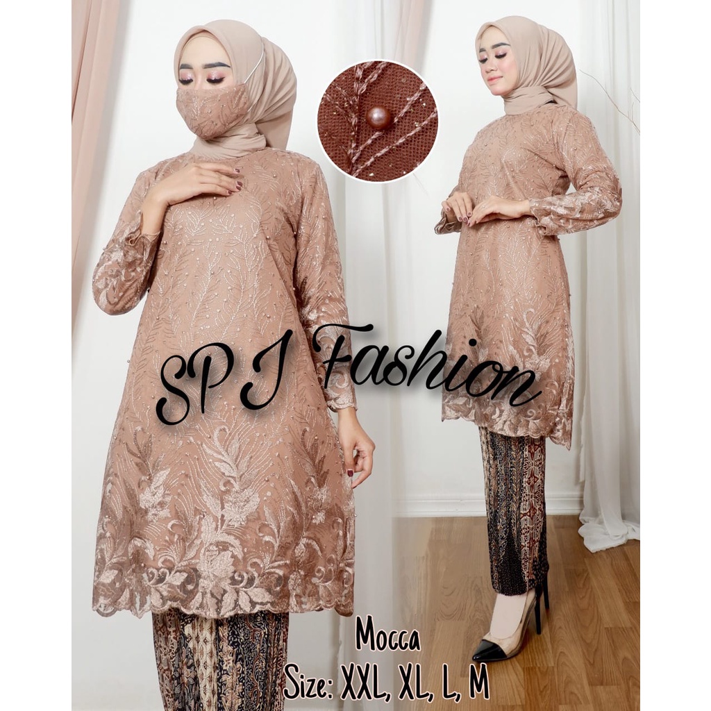 ATASAN TUNIK KEBAYA MODERN - ATASAN TUNIK TILE - KEBAYA BROKAT - KEBAYA KONDANGAN TERBARU - KEBAYA PESTA-KEBAYA WISUDA KEKINIAN-TUNIK MODERN-TUNIK BUSUI