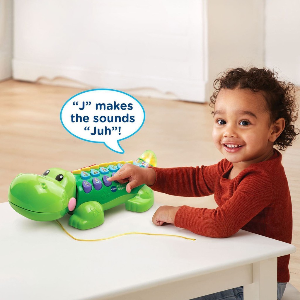 VTECH ALPHA-GATOR - Mainan Edukatif Anak Alphabet Bersuara Model Alligator Lucu