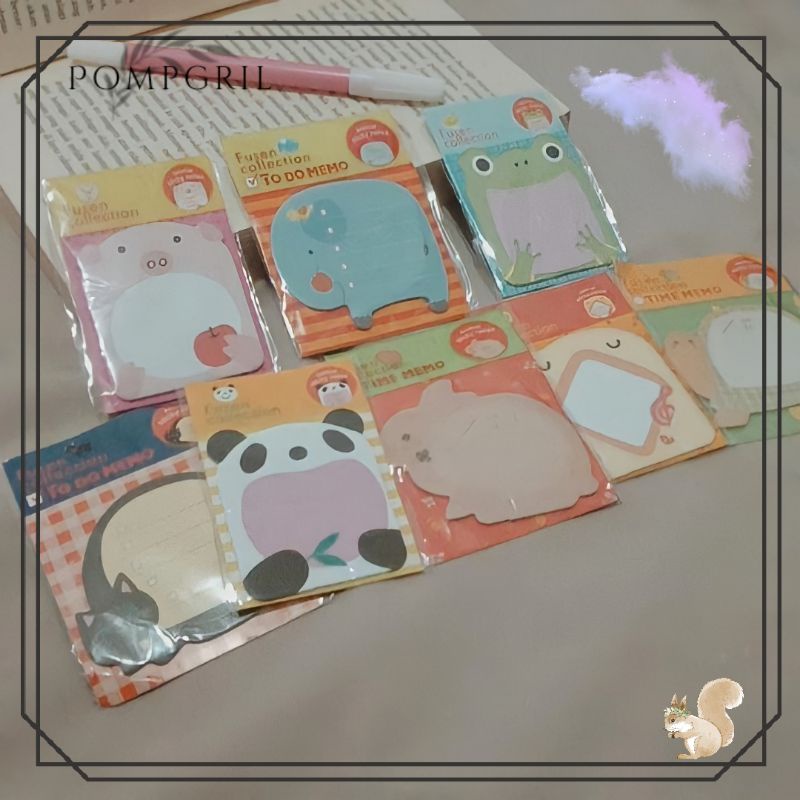 

STICKY NOTE MEMO STICKY NOTES ANIMAL MEMO PAD KARAKTER HEWAN