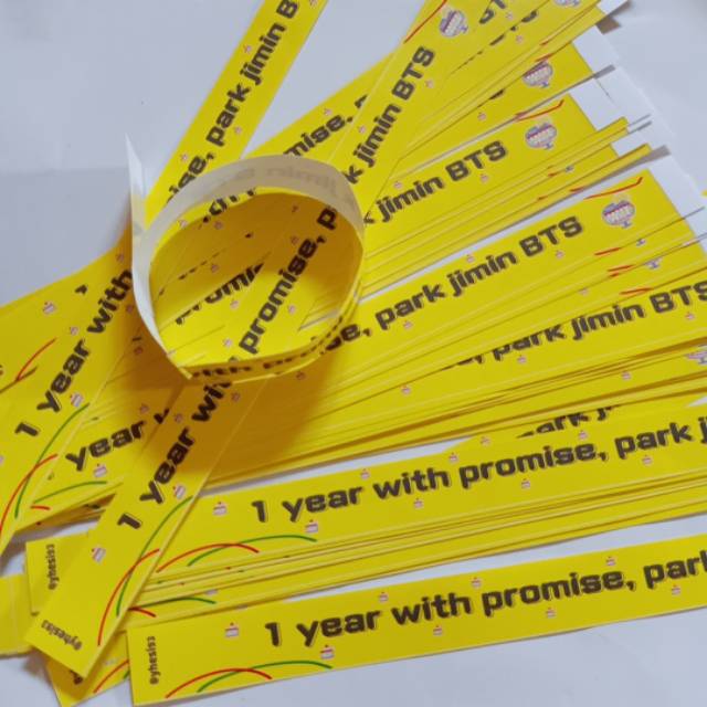 WRISTBAND CUSTOM / TIKET GELANG MURAH
