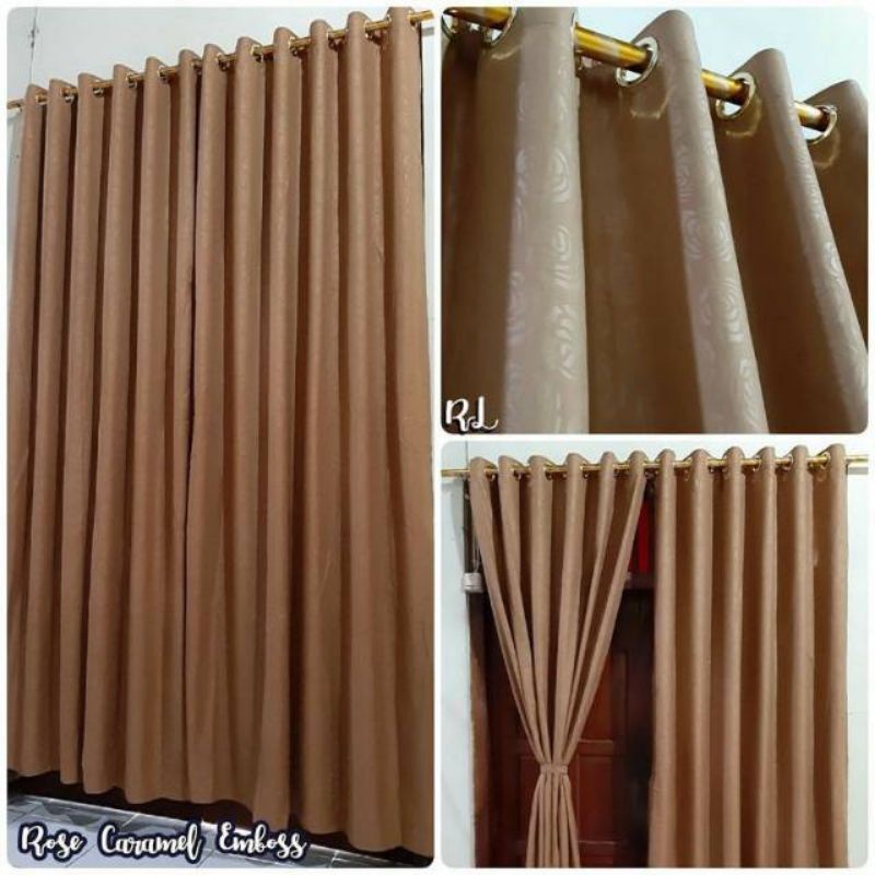 GORDEN PINTU lebar 135 cm, tinggi 230 - 235