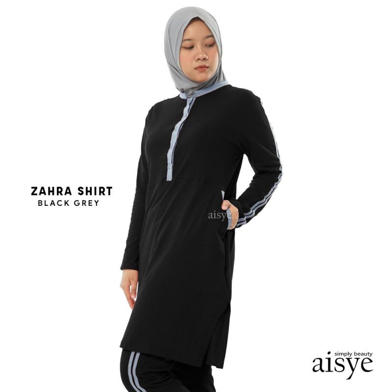 Baju Atasan Shirt Olahraga ZAHRA SHIRT AISYE