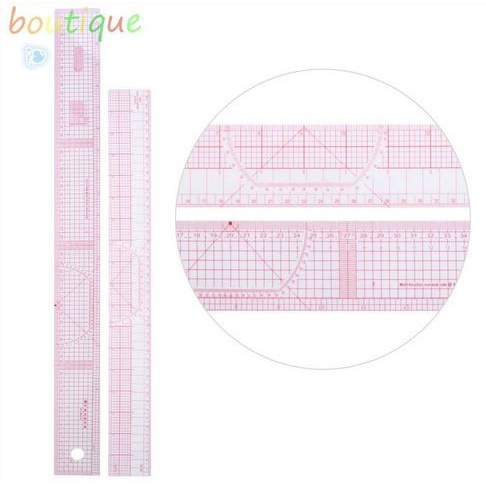 Multi Function Sewing Rulers - Penggaris Gambar Pola Menjahit Pakaian