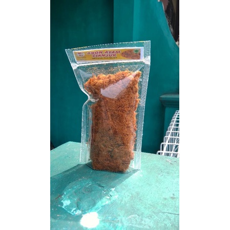 

ABON AYAM CIANJUR ORI & PEDAS 100 gram (Tanpa bahan pengawet)