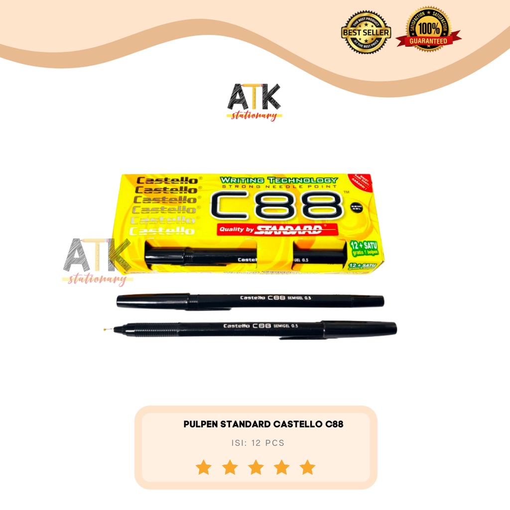 

Pulpen Castello C88 Standard / Pulpen Murah atk