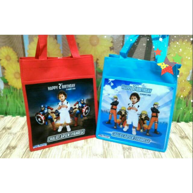 

Tas Ultah Anak Model depan ada Kantungnya