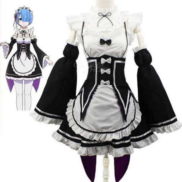 REM RAM costume cosplay maid anime re zero [ maker costume ]