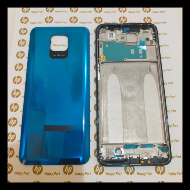 DISKON BACKDOOR PLUS FRAME LCD XIAOMI REDMI NOTE 9 PRO KESING FULLSET ORI 