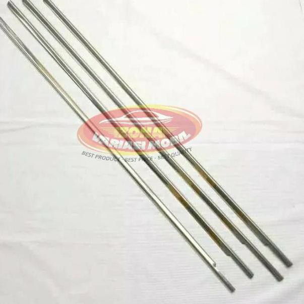 Best Produk B0VD8 List Kaca Samping Mobil Kijang New Kapsul Lgx 1997 sd 2004 Besi Stainless Chrome 8