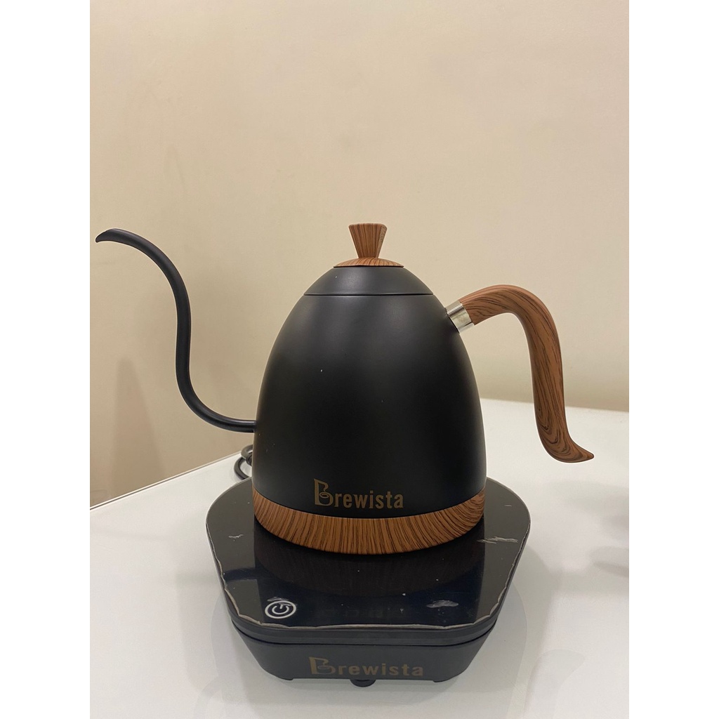 Jual Brewista Artisan Gooseneck Kettle Teko Leher Angsa 600 Ml Full Black 90new Shopee 3323