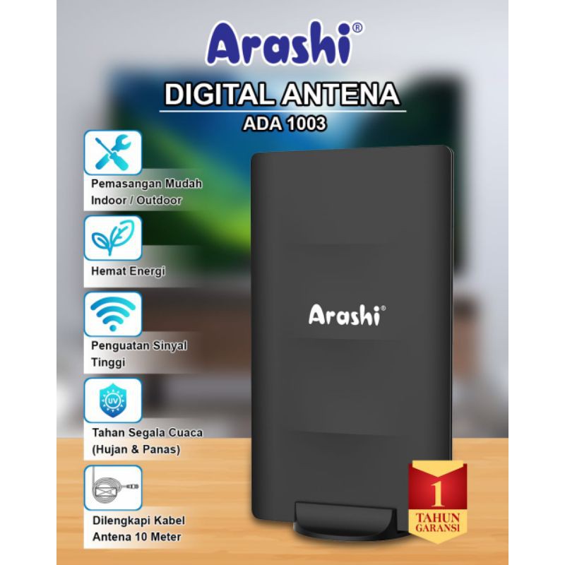Antena Tv Digital Outdoor / Indoor Arashi ADA 1003