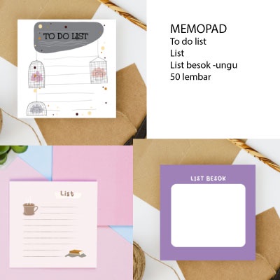 

Memopad to do list 50 lembar