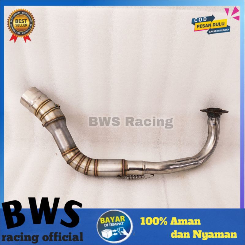 leher knalpot kolong bawah beat fi karbu street vario 110 leheran stainless