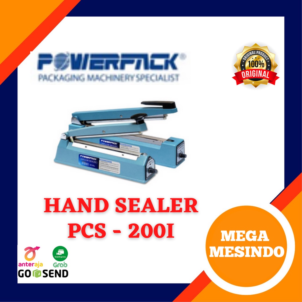 Jual HAND SEALER MESIN SEAL PLASTIK PCS-200I POWERPACK Indonesia|Shopee ...