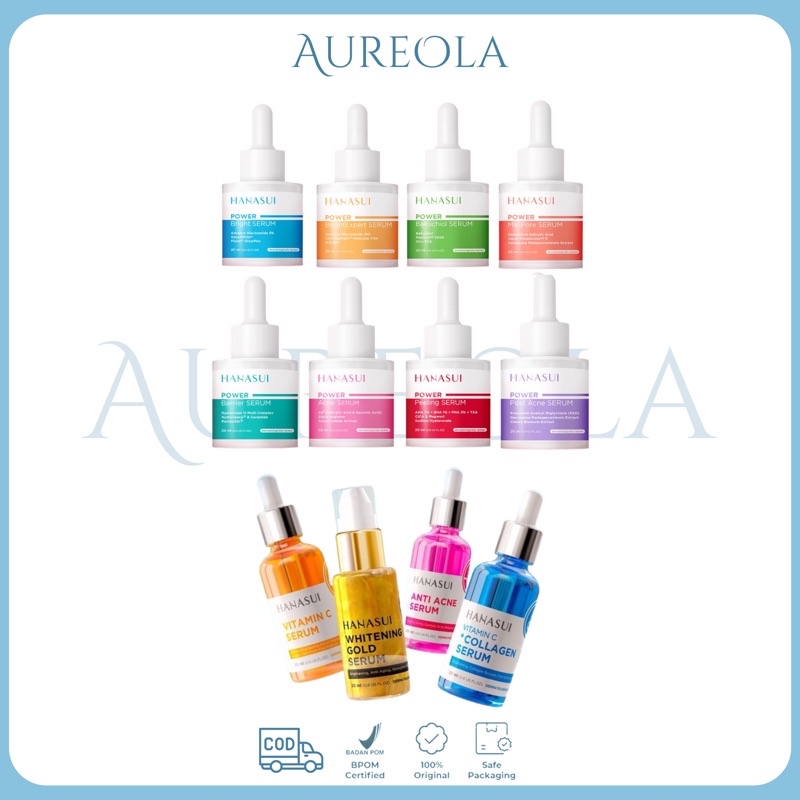 Hanasui Serum / Serum Hanasui Kemasan Baru / hanasui serum gold / hanasui serum acne / New serum Ham