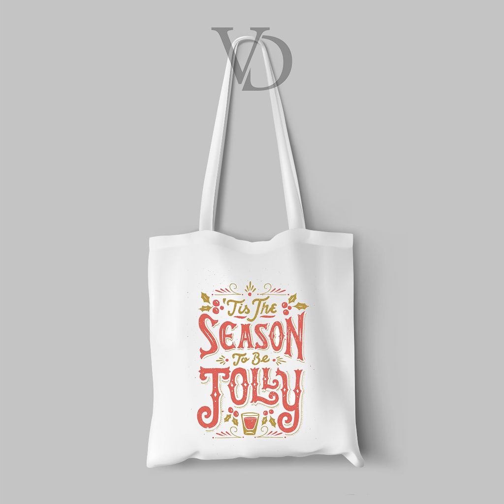 tote bag / tas natal / totebag kanvas / tas motif natal / CHRISTMAS EDITION1