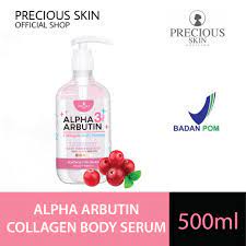 PRECIOUS SKIN ALPHA ARBUTIN 3 PLUS COLLAGEN BODY LOTION 500ml |PRECIOUS SKIN ALPHA ARBUTIN 3 PLUS COLLAGEN BODY SERUM | BODY SOAP