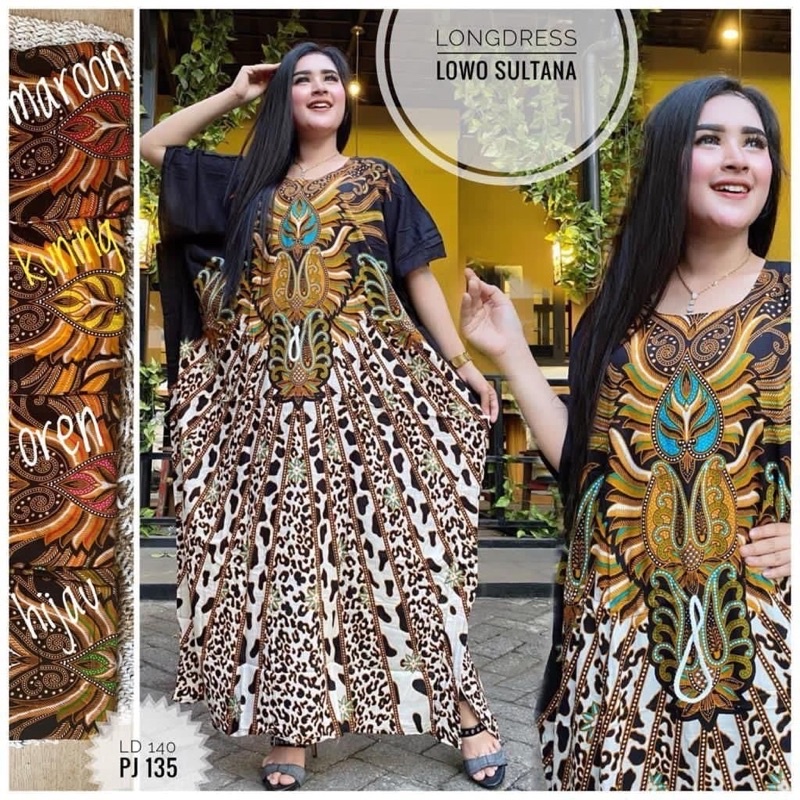 LONGDRESSS LOWO KELELAWAR PANJANG SULTANA