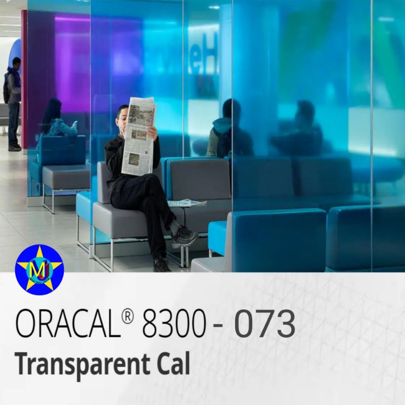 Stiker / Sticker Oracal 8300-073 Hitam Transparan Smoke 126cm x 100cm