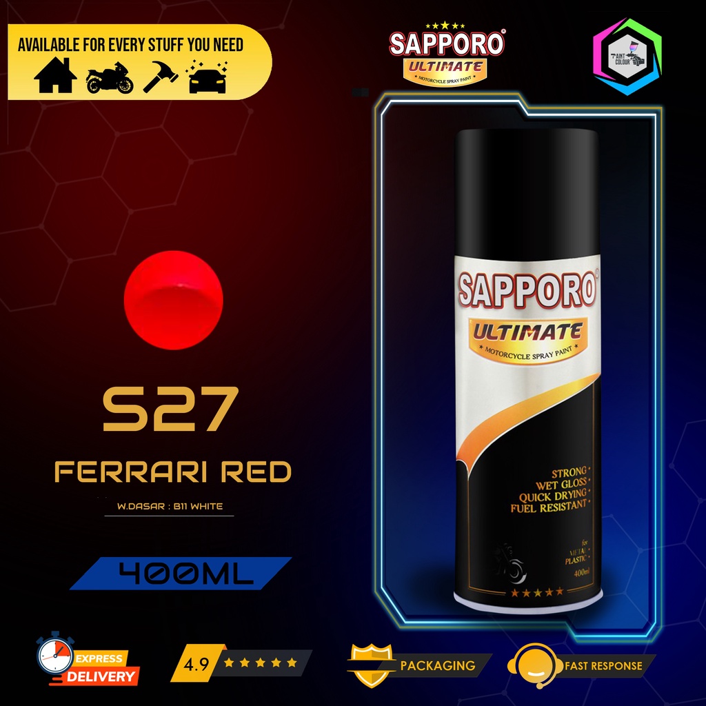 SAPPORO ULTIMATE Cat Semprot S27 - Ferrari Red