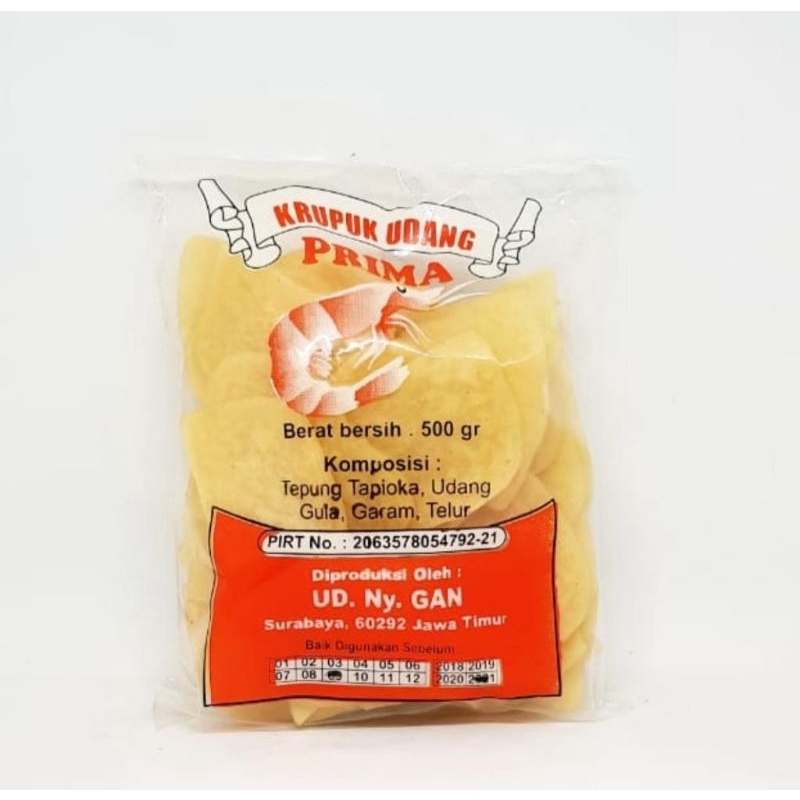 

Krupuk udang Prima 500g
